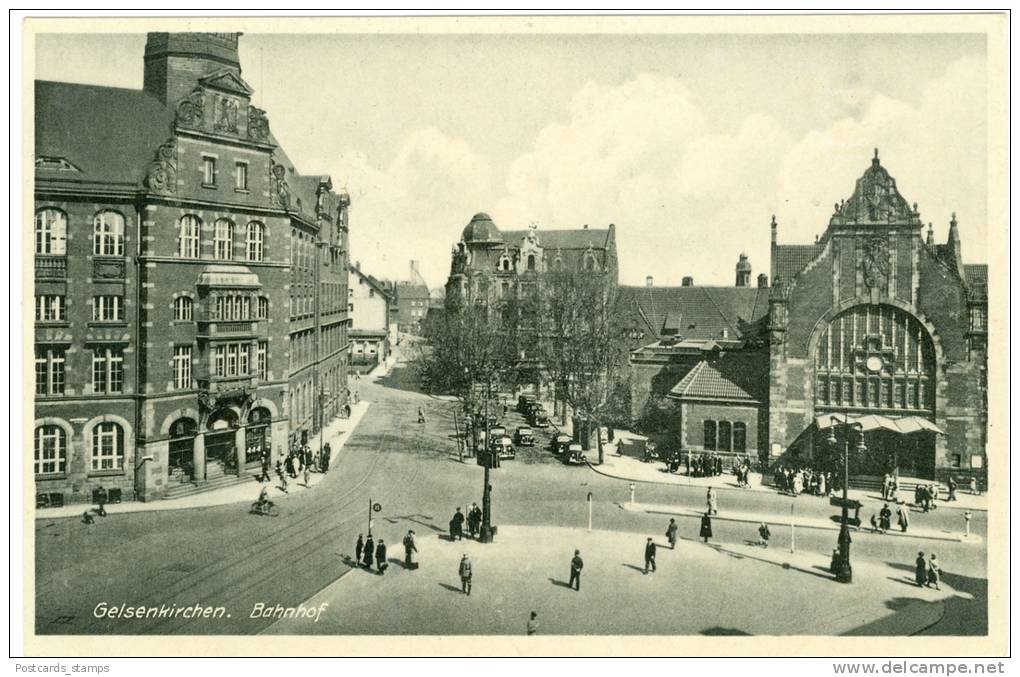 Gelsenkirchen, Bahnhof, Ca. 30er Jahre - Gelsenkirchen