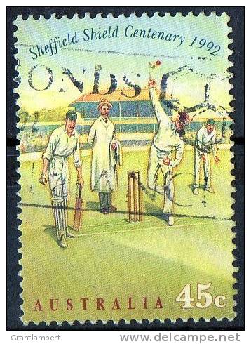 Australia 1992 Sheffield Shield Cricket Centenary 45c Used - Used Stamps