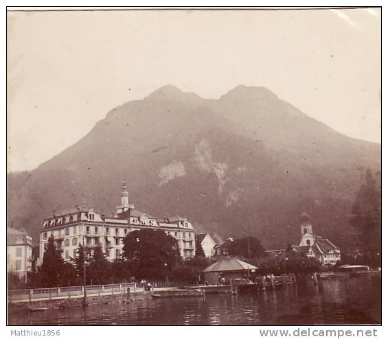 Photo Septembre 1904 LUCERNE (Luzern) - Un Hôtel (A13, Ww1, Wk1) - Lucerne