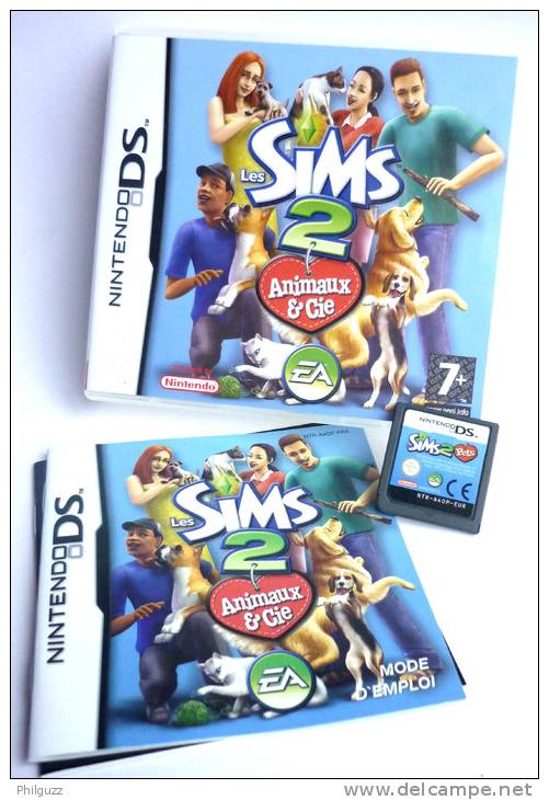 JEU NINTENDO DS LES SIMS 2 Animaux Et Cie En Boîte Avec Livret TTBE - Nintendo DS