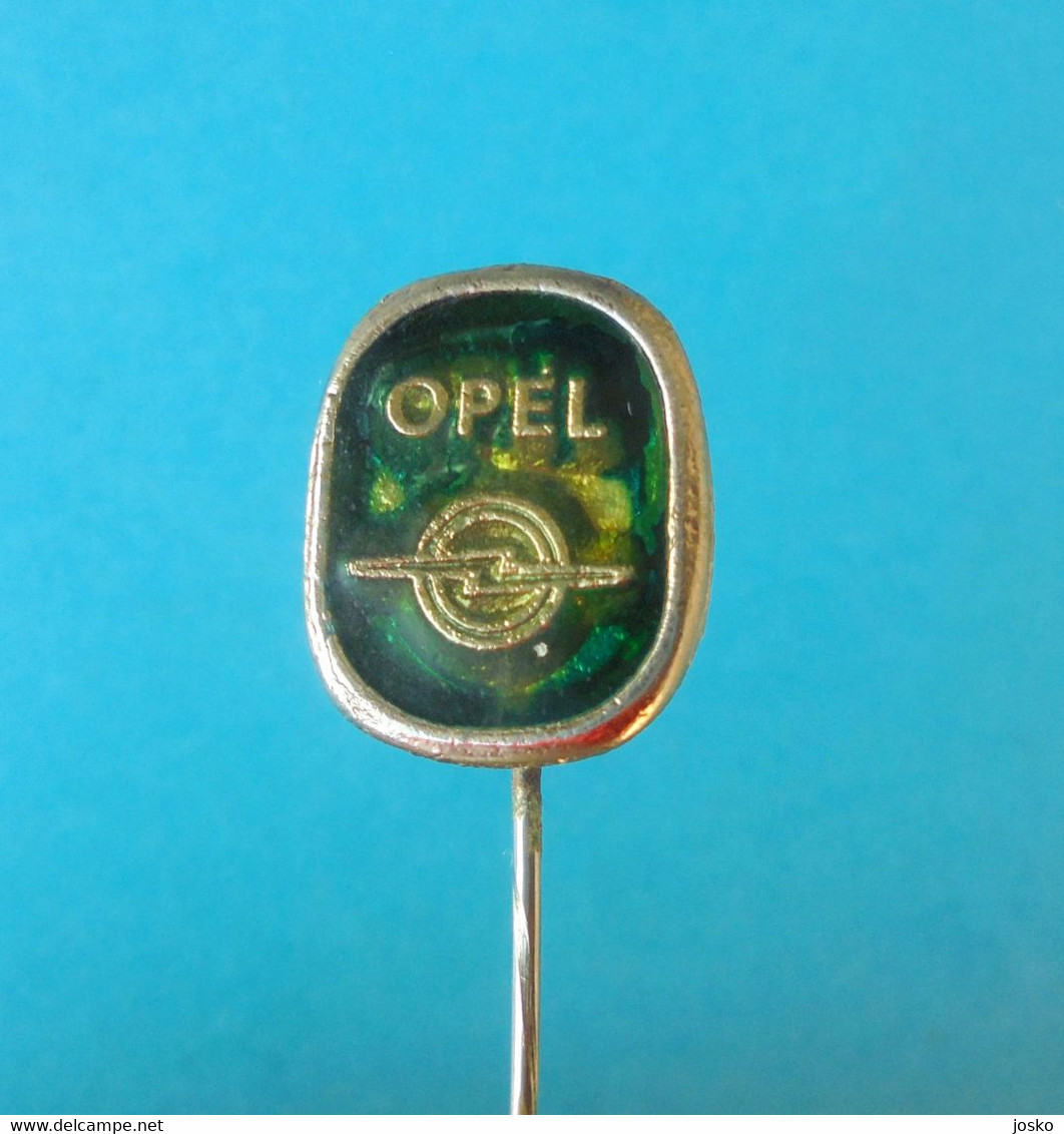 OPEL - Vintage Pin Badge * German Car Automobile Auto Automovil Carro Germany Deutschland Abzeichen Anstecknadel - Opel