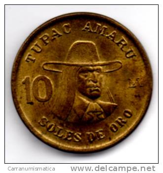 PERU 10 SOLES DE ORO 1979 - Peru