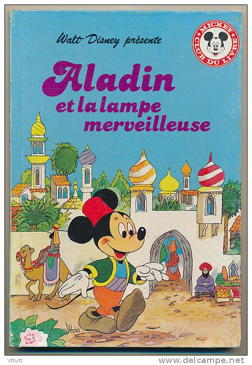 ALADIN ET LA LAMPE MERVEILLEUSE (1991), Club Du Livre Mickey, Le Livre De Paris Hachette - Disney