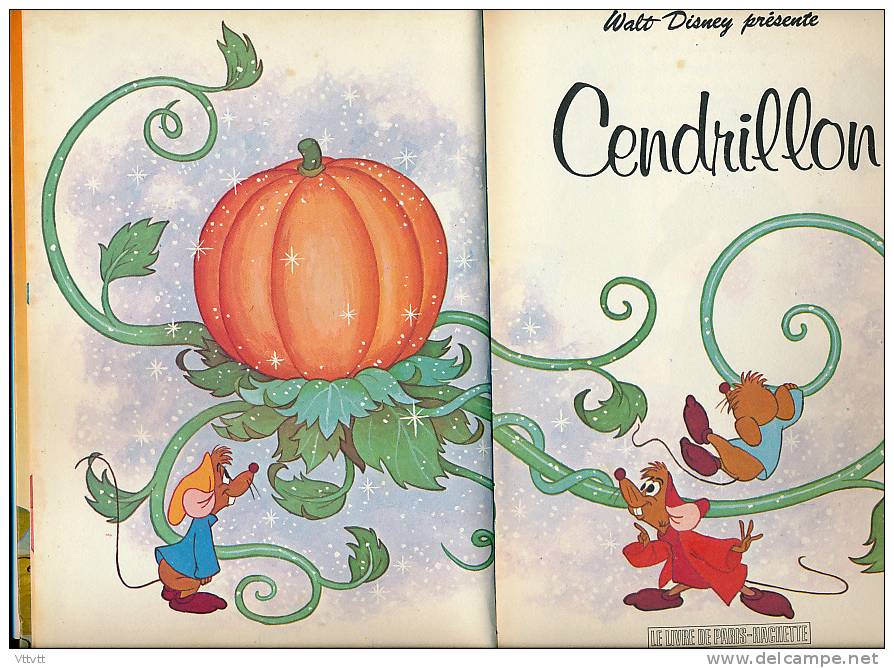 CENDRILLON (1994), Club Du Livre Mickey, Le Livre De Paris Hachette - Disney