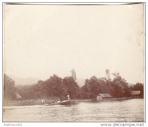 Photo Septembre 1904 LUCERNE (Luzern) - Une Course De Canots Automobiles, Un Bateau à Moteur (A13, Ww1, Wk1) - Lucerne