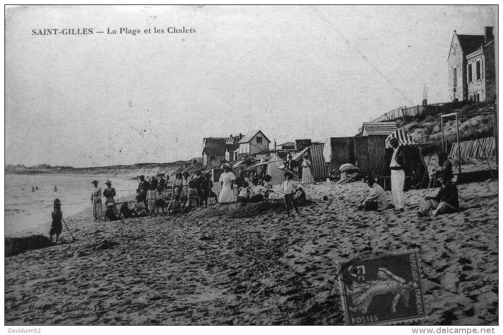 La Plage Et Les Chalets - Saint Gilles Croix De Vie