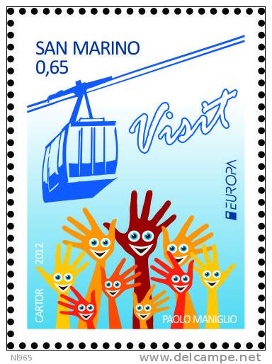 REPUBBLICA DI SAN MARINO - ANNO 2012 - EUROPA  VISITA - ** MNH - Nuevos