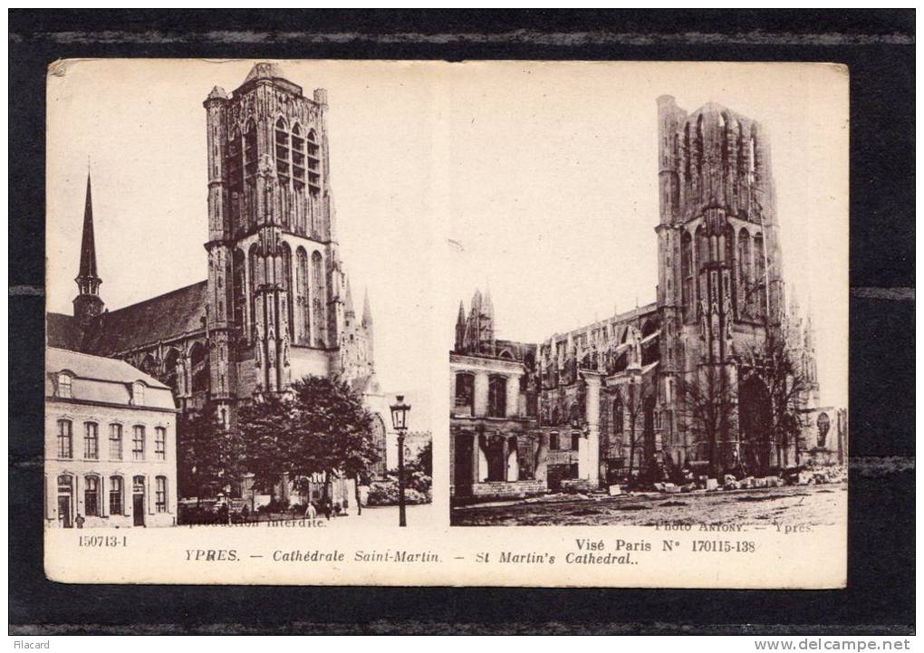 30056      Belgio,   Ypres,  Cathedrale  Saint-Martin,  NV - Ieper