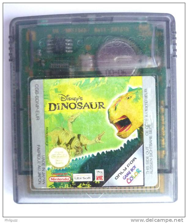 JEU NINTENDO GAME BOY COLOR - DINOSAUR - DISNEY'S - Game Boy Color