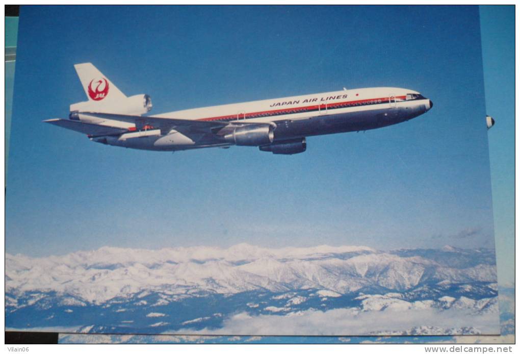 DC 10    JAL            AIRLINE ISSUE / CARTE COMPAGNIE - 1946-....: Moderne