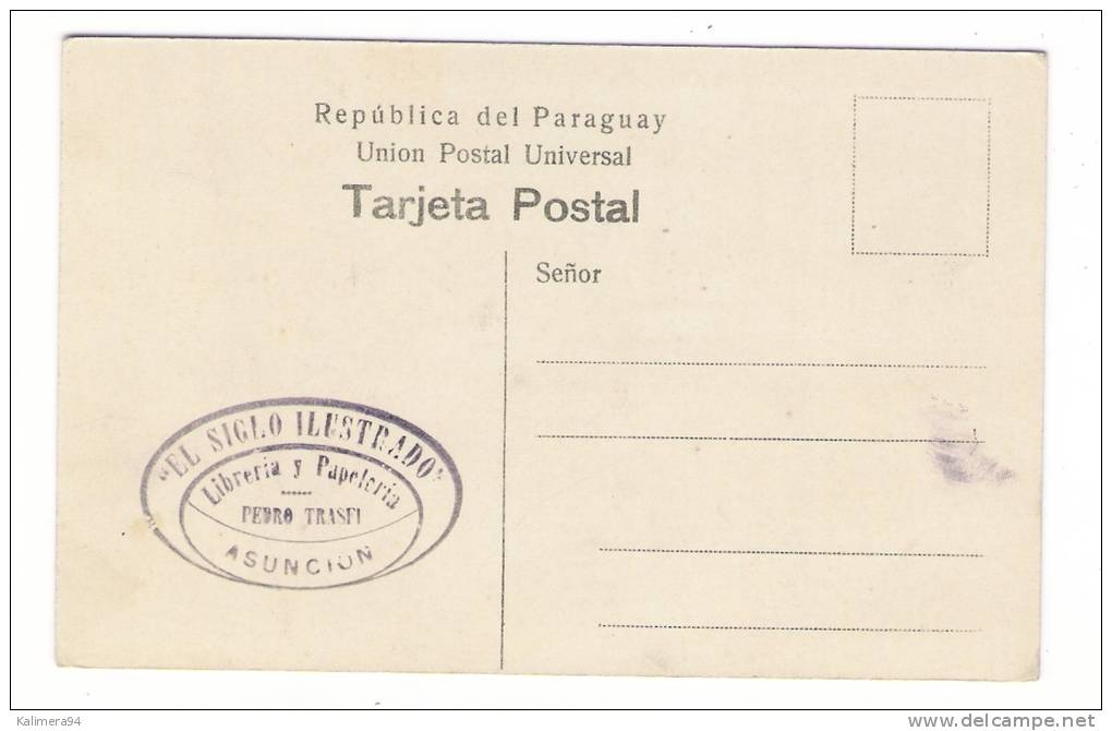 PARAGUAY  /  ASUNCION  /  MERCADO  CENTRAL  PROVISORIO , OLIVA  ESQ.  INDEPENDENCIA  /  Ccahet  Privé  PEDRO TRASFI - Paraguay