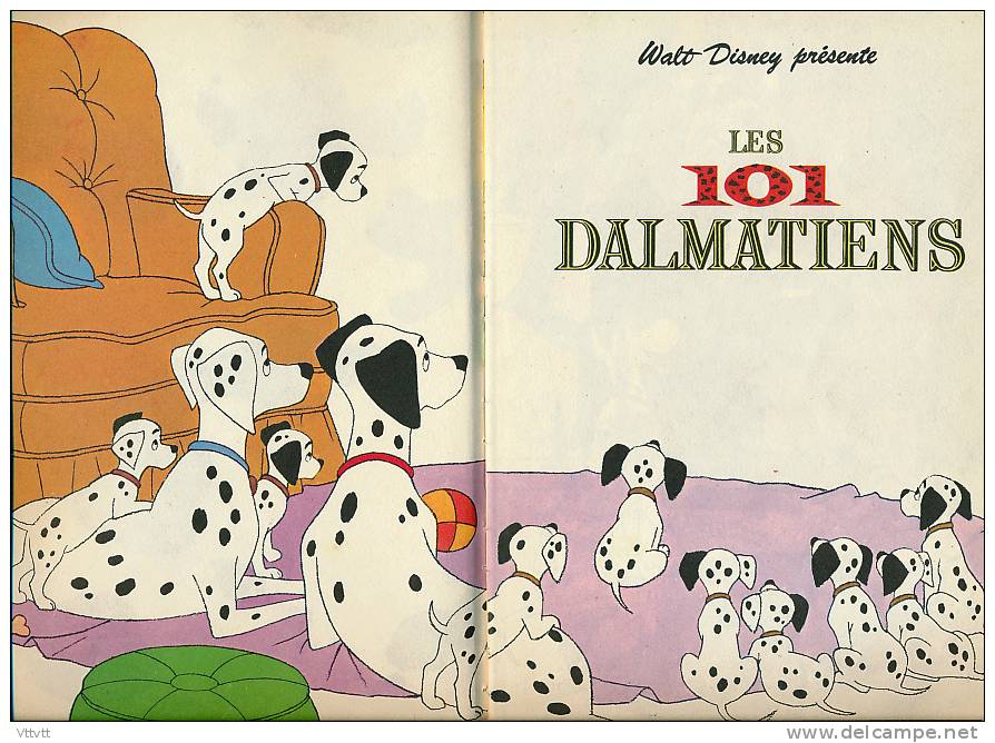 LES 101 DALMATIENS (1993), Club Du Livre Mickey, Le Livre De Paris Hachette - Disney