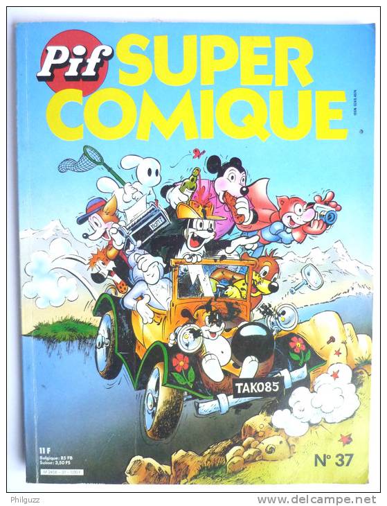 PIF SUPER COMIQUE  N° 37 - Vaillant 1985 - Pif & Hercule