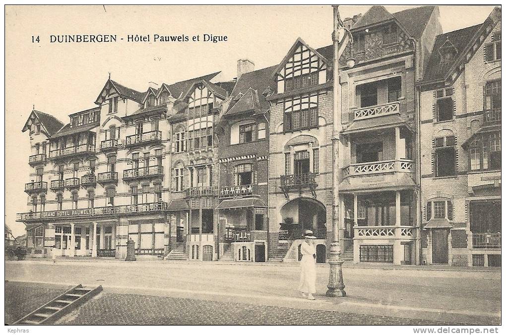 14 DUINBERGEN : Hotel Pauwels Et Digue - SAIA, Bruxelles - Andere & Zonder Classificatie