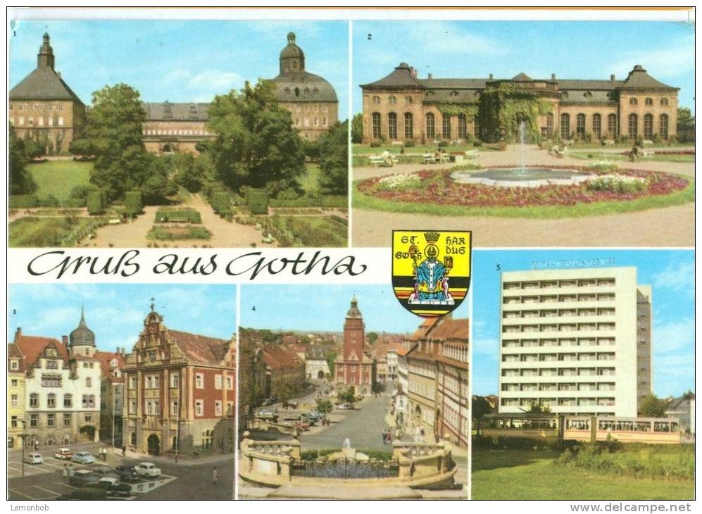 Germany, Gruss Aus Gotha, 1975 Used Postcard [10134] - Gotha