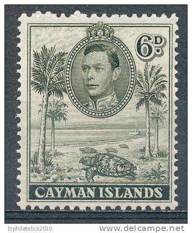 CAYMAN ISLANDS 1938 GEORGE VI / TURTLE  SC#107a//SG#122 FRESH MNH CV$15 (DEL06) - Kaaiman Eilanden