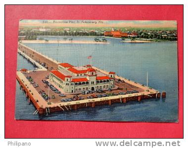 Florida >  St Petersburg   Recreation Pier Linen  1947 Cancel=== ===    === = = Ref  566 - St Petersburg