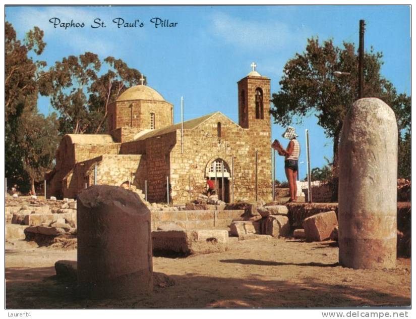 (222) Cyprus - Chypre - Paphos St Paul´s Pillar - Chipre