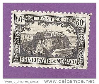 MONACO TIMBRE N° 59 NEUF SANS CHARNIERE LE ROCHER - Neufs