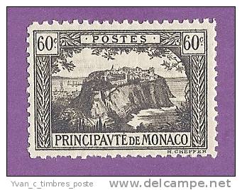 MONACO TIMBRE N° 59 NEUF SANS CHARNIERE LE ROCHER - Neufs