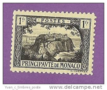 MONACO TIMBRE N° 60 NEUF AVEC CHARNIERE LE PALAIS PRINCIER - Neufs