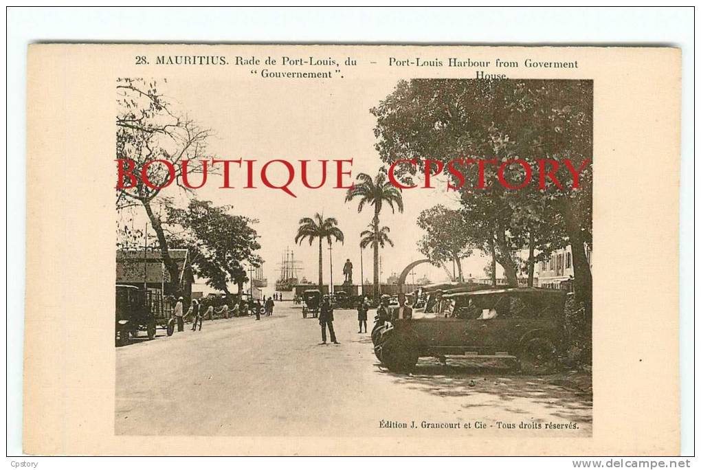 MAURITIUS - PORT LOUIS - Rade Du " Gouvernement " - Port Louis Harbour  -  N° 28 < Grancourt Editeur Ile Maurice - Mauritius