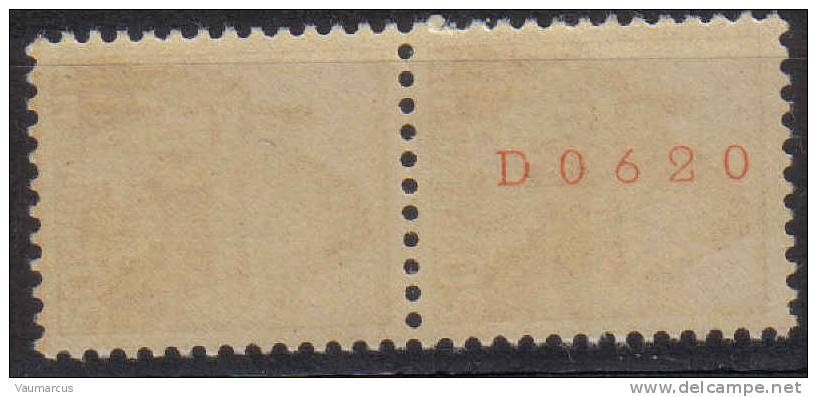 Zu 287RM ** D0620 SBK 60,- + à 25 % Voir Scans Recto/verso - Coil Stamps