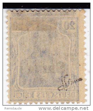 SAAR - MICHEL N° 8FII Avec VARIETE SURCHARGE EN HAUT * - RARE - SIGNE BRUN - COTE = 400 EUROS - Unused Stamps