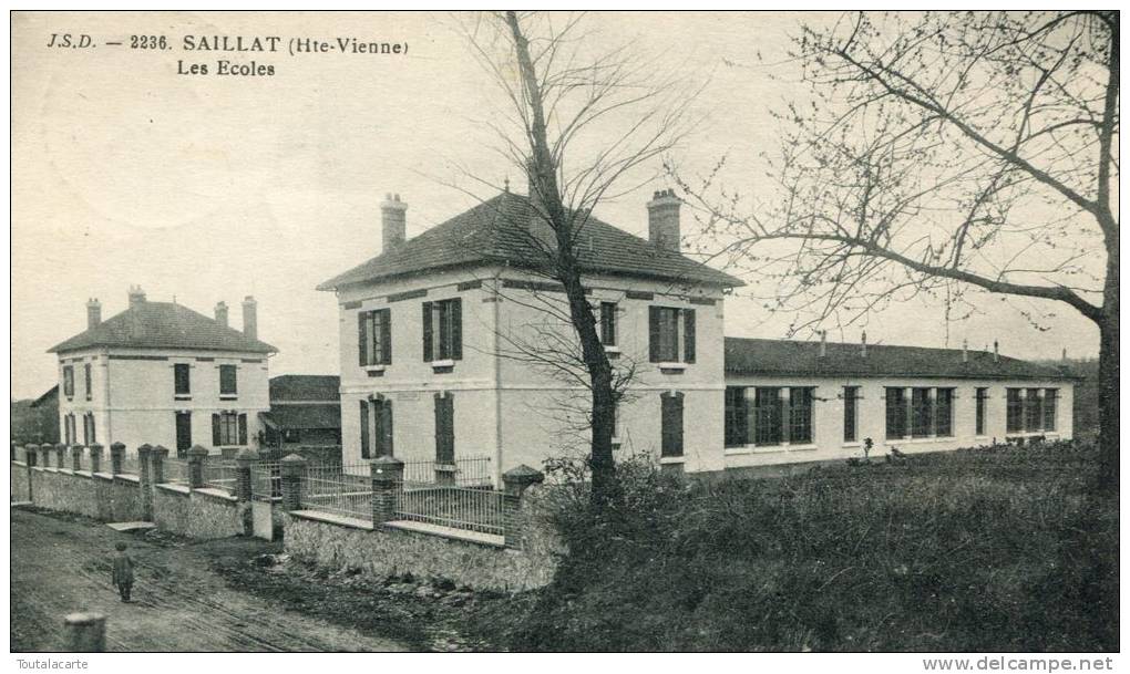 CPA 87 SAILLAT LES ECOLES 1923 - Autres & Non Classés