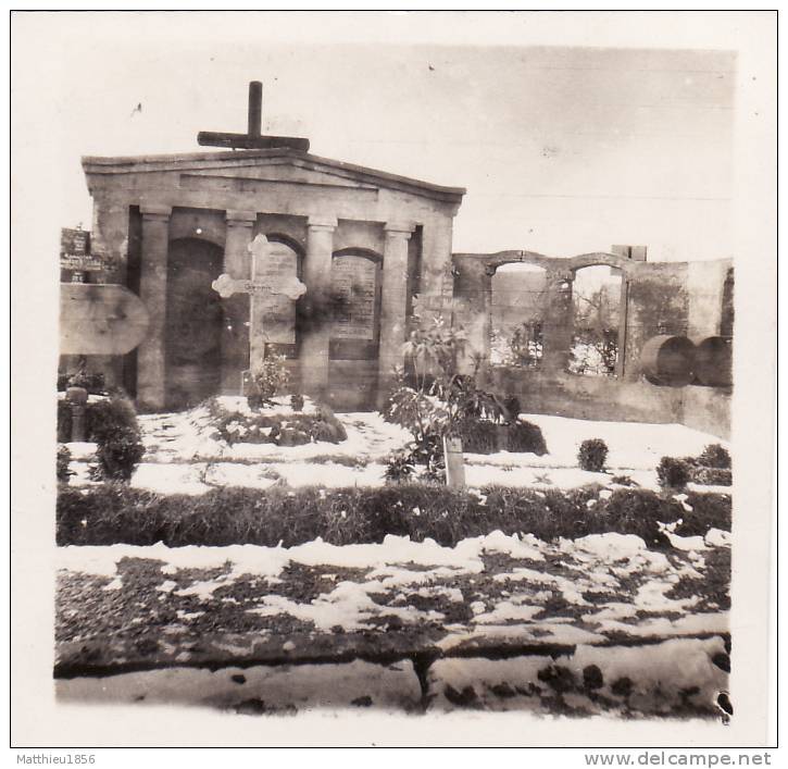 Photo MESNIL SAINT LAURENT (près Saint-Quentin) - Un Cimetière (wk1, Ww1) - Soldatenfriedhöfen