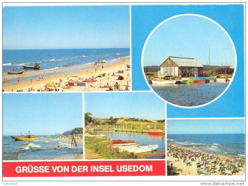 Germany, Grusse Von Der Insel Usedom, 1990 Used Postcard [10152] - Usedom