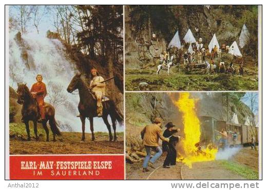 Karl-May-Festspiele Elspe Sauerland Pferd Feuer Winnetou Old Shatterhand - Olpe