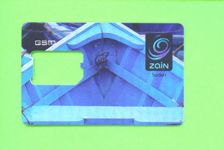 SUDAN - SIM Frame Phonecard/Zain - Soudan