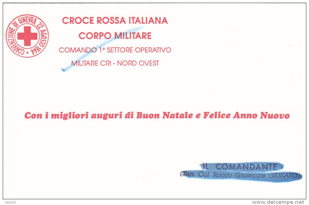 CRISTOPHER COLOUMB YEAR, RED CROSS, 1992, CM. MAXI CARD, CARTES MAXIMUM, ITALY - Christoph Kolumbus