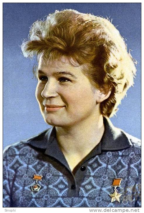SA22- 080   @   The First Woman In Space Valentina Tereshkova,  Soviet Cosmonaut, Postal Stationery - Famous Ladies