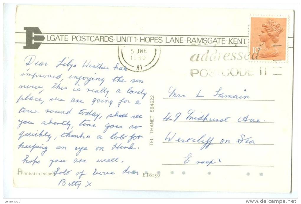 UK, Eastbourne, 1980 Used Postcard [10179] - Eastbourne