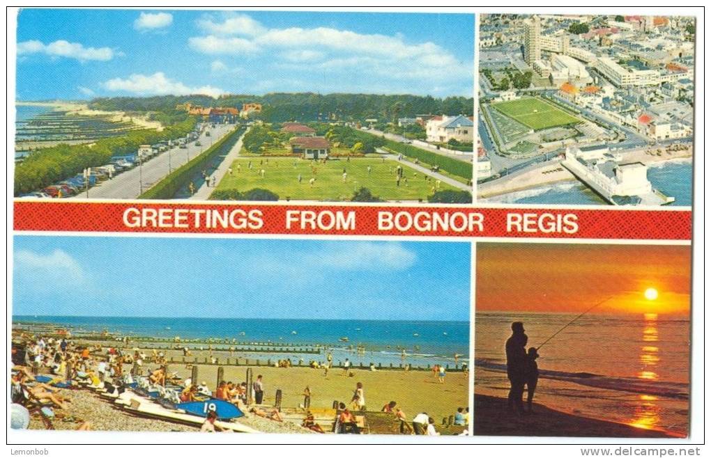 UK, Greetings From Bognor Regis, 1980s Used Postcard [10181] - Bognor Regis