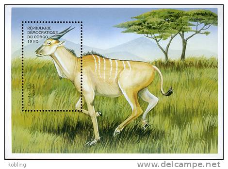 Congo 2000, Animals, Michel BL85, MNH 18230 - Wild