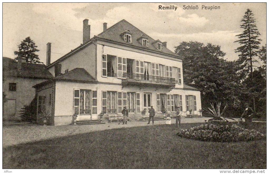 Remilly Schloss Peupion 1910 - Remich