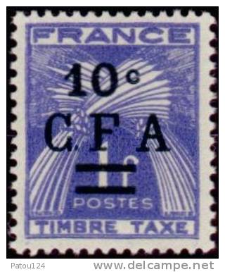 T36 à 44* Sauf 43 - Timbre Taxe De 1946-50. - Postage Due
