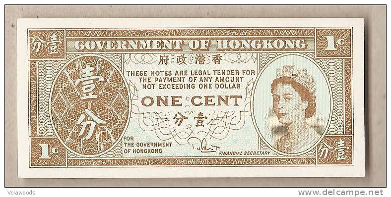 Hong Kong - Banconota Non Circolata FdS Da 1 Centesimo P-325c - 1981/6 #19 - Hong Kong