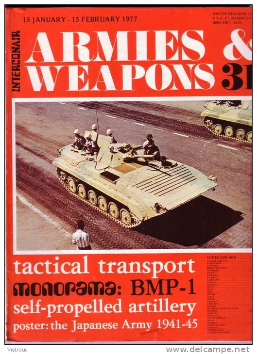 " ARMIES & WEAPONS N° 31 "-  Feb 1977 - Autres & Non Classés