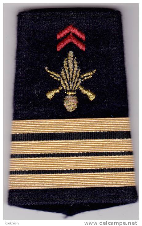 Manchon épaule Chef De Bataillon Infanterie - Armée De Terre France - Uniformes