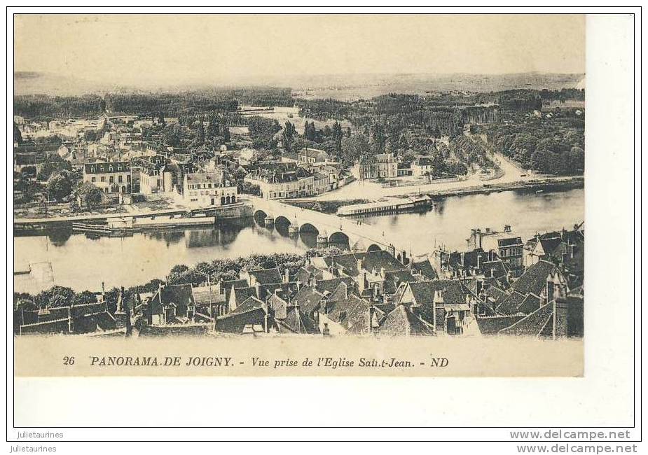 JOIGNY PANORAMA CPA BON ETAT - Other & Unclassified