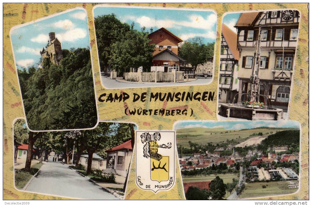 BR3171 Le Camp De Munsingen, Wurtemberg, Multi View  2 Scans - Münsingen