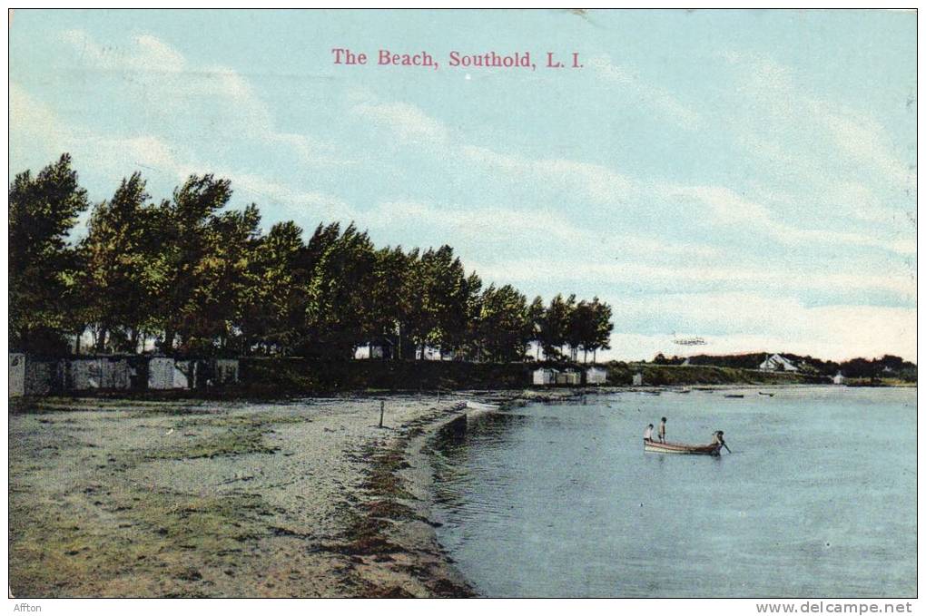 Southold LI The Beach 1910 - Long Island