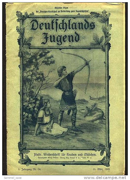 Zeitschrift 1909  -  Deutschlands Jugend  -  Illustr. Wochenschrift Für Knaben Und Mädchen - Kids & Teenagers