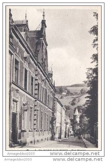 K 22 /  DEPT 68 CPA SAINTE MARIE AUX MINES RUE MARBEY ANIME - Sainte-Marie-aux-Mines