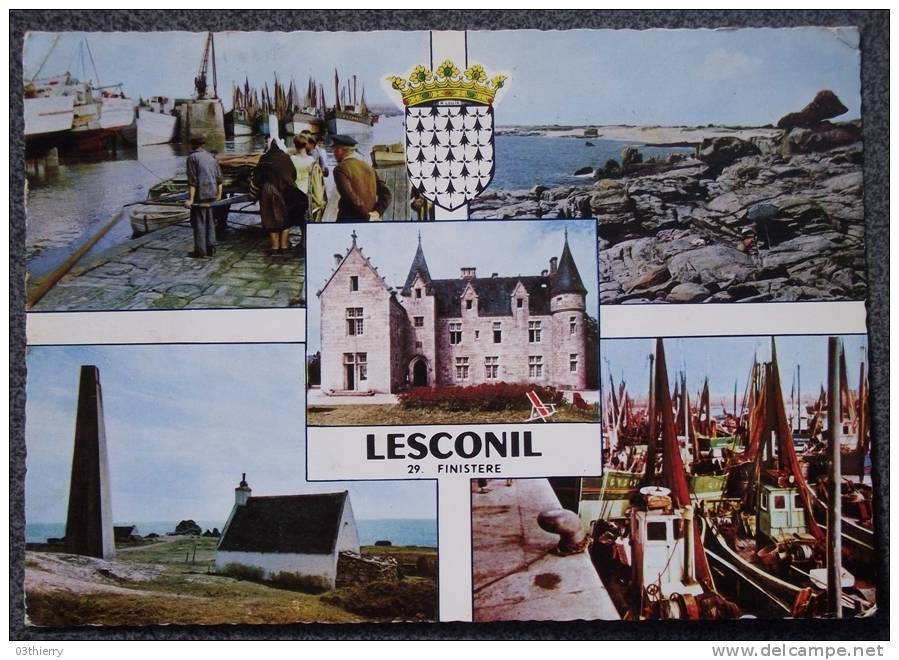 CPSM 29 LESCONIL MULTIVUE Voyagee 1968 - Lesconil