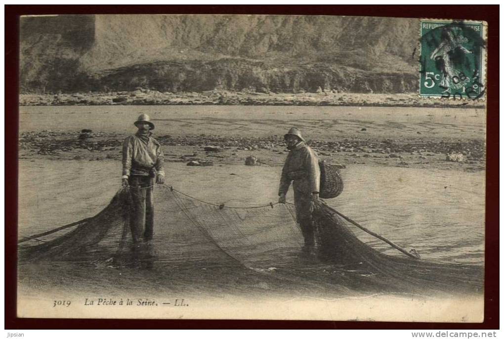 Cpa  La Pêche à La  Seine    LEQ6 - Pêche